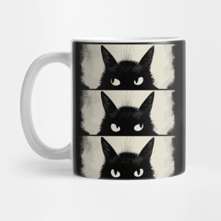Cat Lover, Grumpy Black Kitten, Cat Mom, Cat Dad Mug